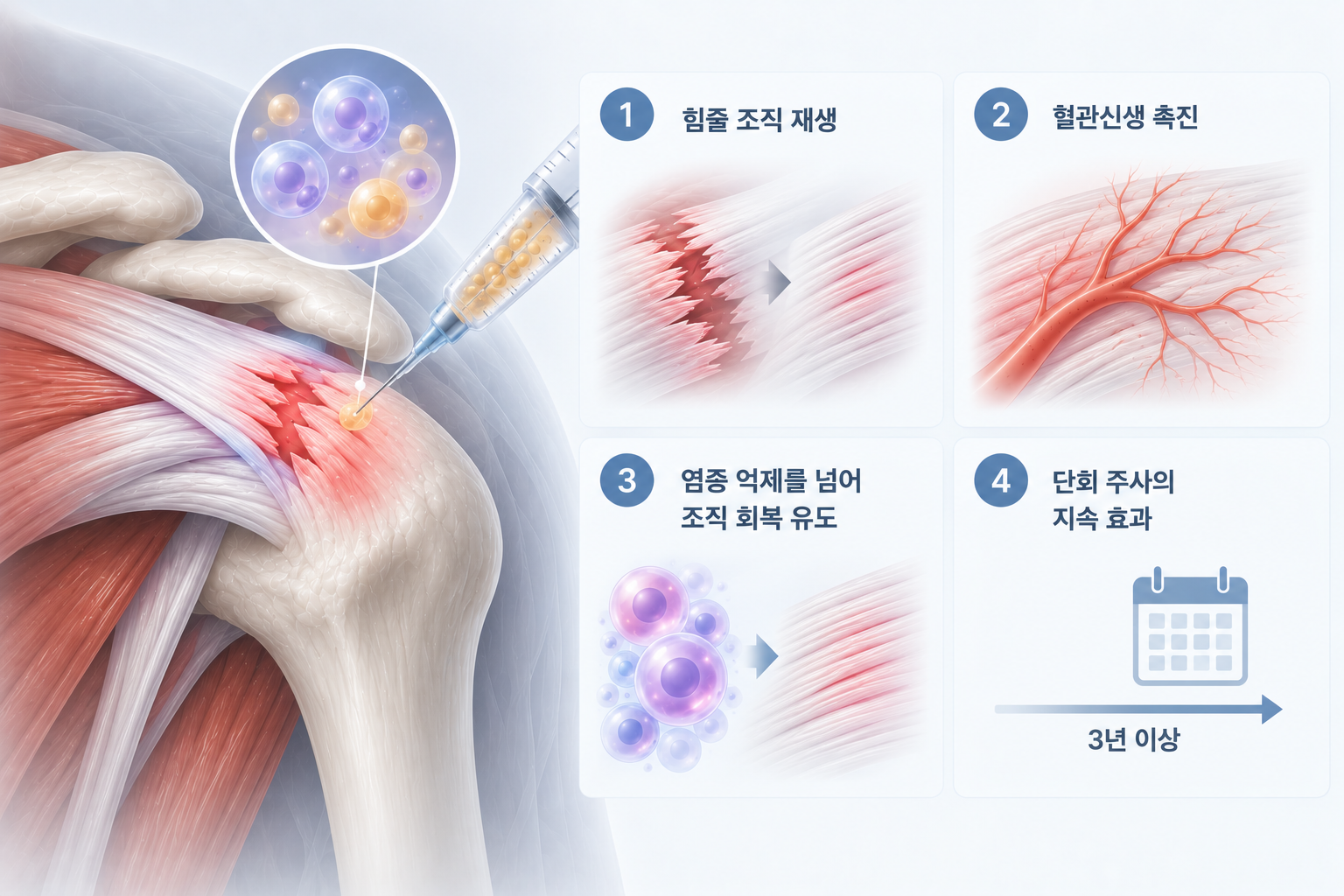 ADRC로-돕는-어깨-힘줄-회복 회전근개 부분파열, 스테로이드 대신 지방줄기세포(ADRC) 주사하면 — 3년 추적 결과