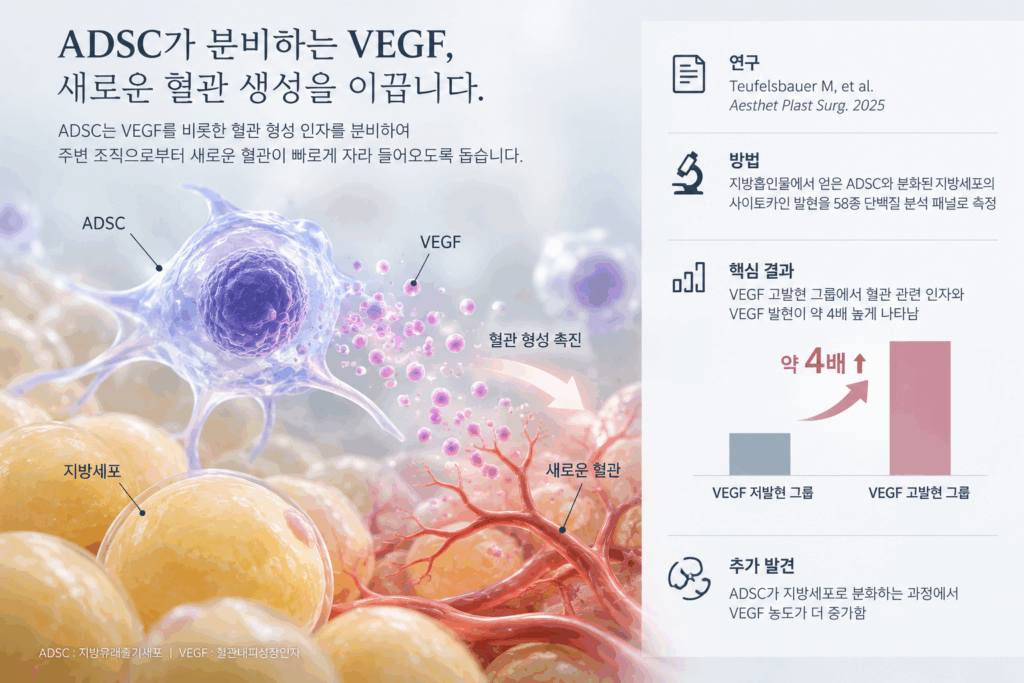 ADSC와-VEGF의-혈관-생성-촉진-1024x683 지방이식에 줄기세포를 더하는 이유 — 생착의 생물학적 원리